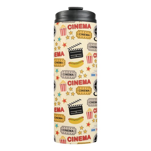 Movie Theater leuk patroon Thermosbeker (Voorkant)