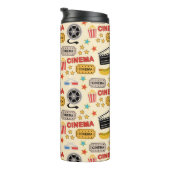 Movie Theater leuk patroon Thermosbeker (Geroteerd rechts)