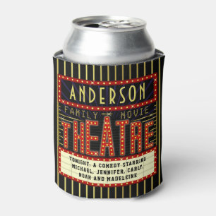 Movie Theater Marquee   Aangepaste filmnaam Blikjeskoeler