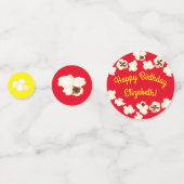Movie Theater Popcorn Confetti (Achterkanten)