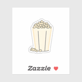 Movie Theater Popcorn Sticker