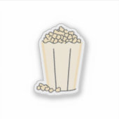 Movie Theater Popcorn Sticker (Voorkant)