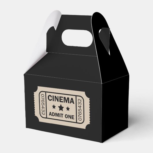 Movie Theater voegt berichtenvakje toe Bedankdoosjes (Achterkant)