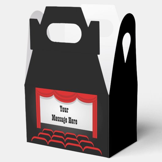 Movie Theater voegt berichtenvakje toe Bedankdoosjes (Geopend)