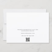 Movie Theme Filmstrip Custom Wedding Save The Date (Achterkant)