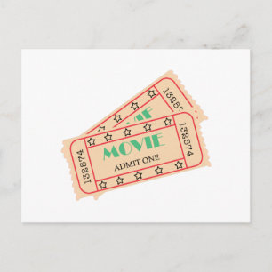 Movie Ticket Briefkaart