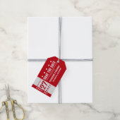 Movie Ticket Hollywood Bruiloft Save The Date Cadeaulabel (Met Touw)