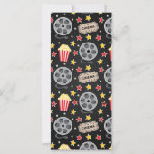 Movie Ticket Invite, Movie Night Invitation (Achterkant)