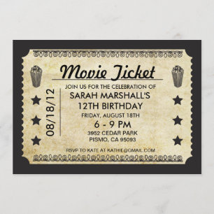 Movie Ticket Kaart