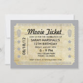 Movie Ticket Kaart (Voorkant)