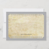 Movie Ticket Kaart (Achterkant)