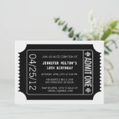 Movie Ticket Kaart (Staand voorkant)