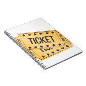 Movie Ticket Notitieboek (Rechterzijde)