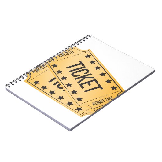 Movie Ticket Notitieboek (Linkerzijde)