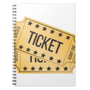 Movie Ticket Notitieboek