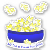 Movie Time Popcorn Sticker (Voorkant)
