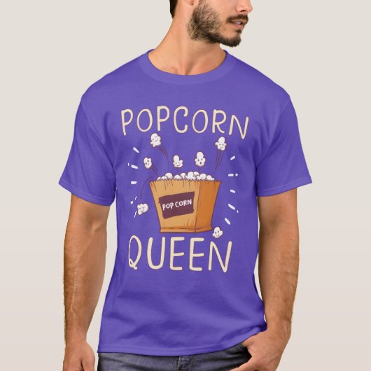 Movie Watching Cinema Popcorn Binge Watching frien T-shirt (Voorkant)