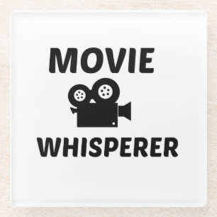 MOVIE WISER GLAZEN ONDERZETTER