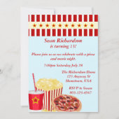 Movienight Party nodigt uit Kaart (Voorkant)