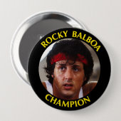 Movieprop Rocky III-Button Ronde Button 4,0 Cm (Voorkant /achterkant)