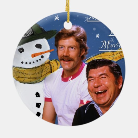 Movin' op kerst 2020 keramisch ornament (Achterkant)