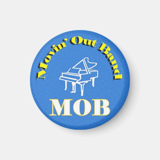 Movin' Out Band Magneet (Voorkant)