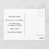 MOVING AANKONDIGING Monstera Waterverf Botanisch Briefkaart (Achterkant)