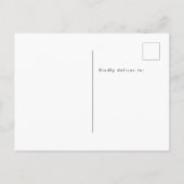 Moving aankondiging, Nevada State rustic Uitnodiging Briefkaart (Achterkant)