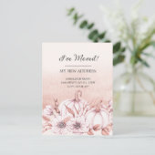 Moving Announcement Rustic White Pumpkins Sinaasap Briefkaart (Staand voorkant)