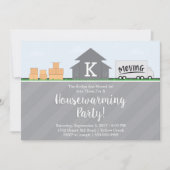 Moving Boxes Housewarming Party Kaart (Voorkant)