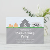 Moving Boxes Housewarming Party Kaart (Staand voorkant)