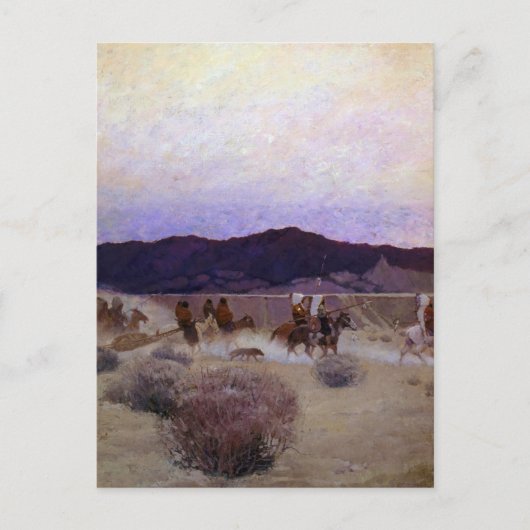 Moving Camp van Newell Convers Wyeth Briefkaart (Voorkant)