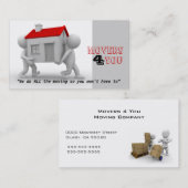 Moving Co. Visitekaartje (Voorkant / Achterkant)