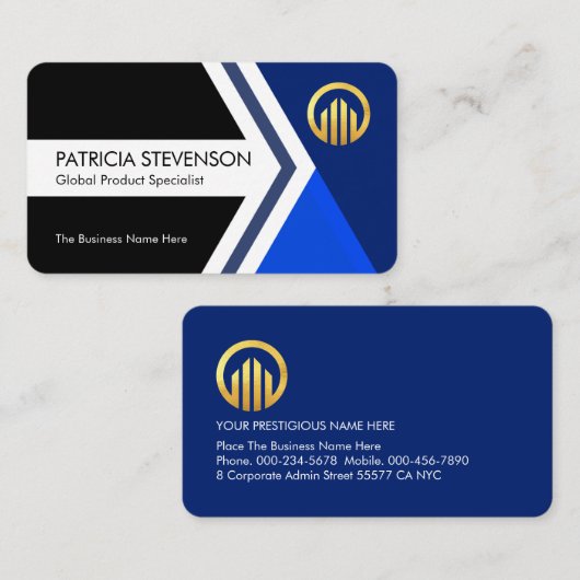 Moving Forward Arrowhead To Success Visitekaartje (Voorkant / Achterkant)