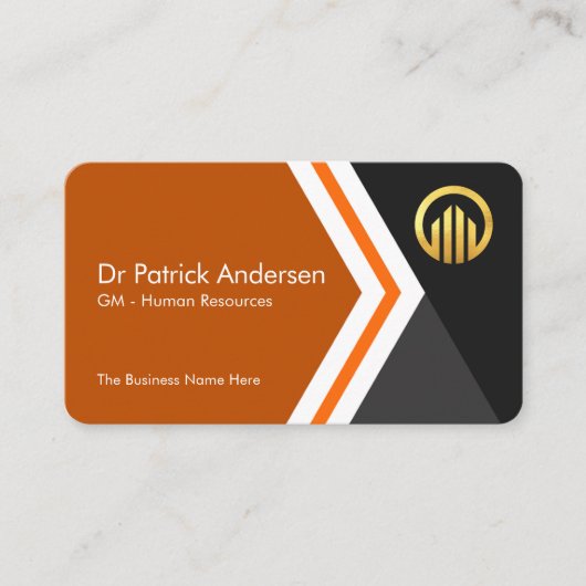 Moving Forward Arrows To Success Founder Visitekaartje (Voorkant)