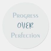 Moving Forward With Intention Minimalist Design Ronde Sticker (Voorkant)