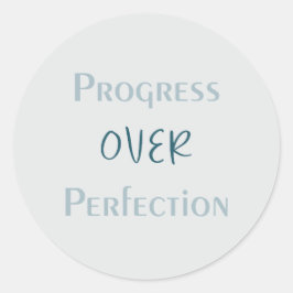 Moving Forward With Intention Minimalist Design Ronde Sticker
