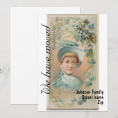 Moving kondiging  Dames 1 Kaart (Voorkant / Achterkant)