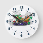 Moving On Clock Ronde Klok (Voorkant)