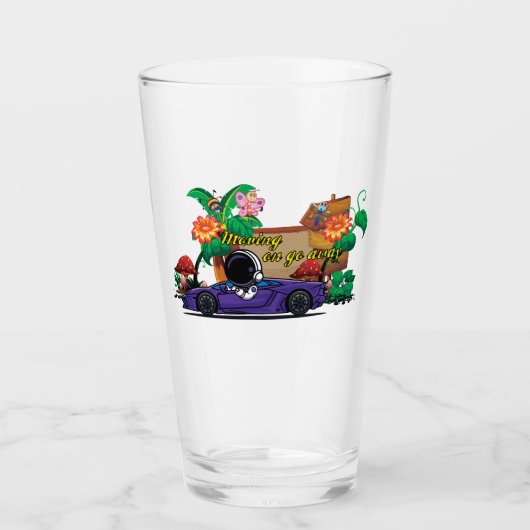 Moving on Drinkware Glas (Voorkant)