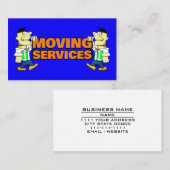 Moving Services Bedrijf Meubels Vervoeren Trucking Visitekaartje (Voorkant / Achterkant)