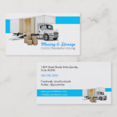 Moving & Storage Visitekaartje (Voorkant / Achterkant)