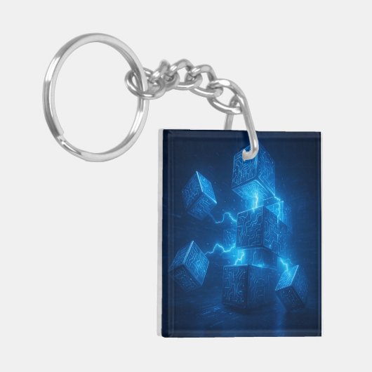 Moving through Technology Sleutelhanger (Voorkant Links)