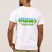 Mow laat extra geld gaan. Promotioneel shirt. alle T-shirt (Achterkant)