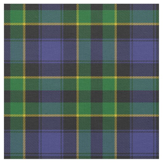 Mowat Clan Tartan Stof (Close Up)