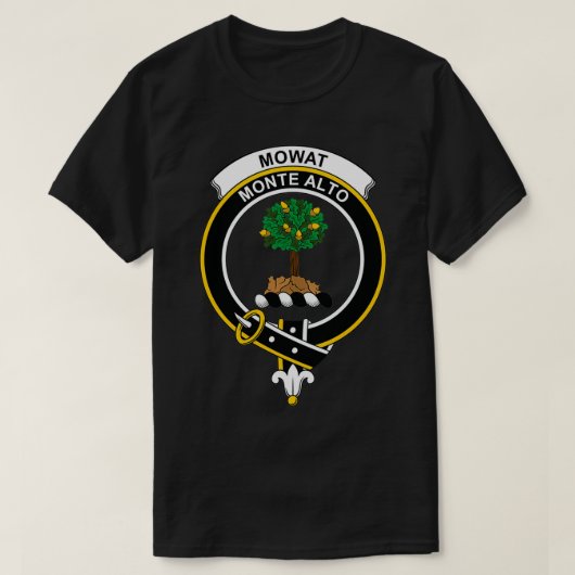 Mowat Crest Tartan Clan Scottish Clan T-shirt (Design voorkant)