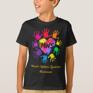 Mowat Wilson Syndroom Bewustzijn Handen Gift T-shirt