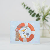 Möwe im Ring Briefkaart (Staand voorkant)