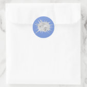 Möwe ronde sticker (Tas)