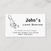 Mower Complete Lawn Service Visitekaartje (Voorkant)